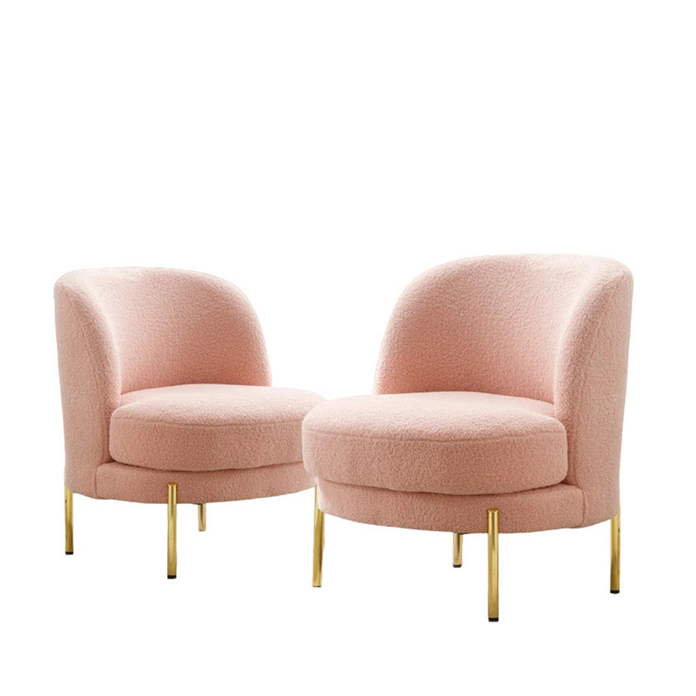 Addaly Accent Chair Pink | Modern Home Accent Chair Rose Pink