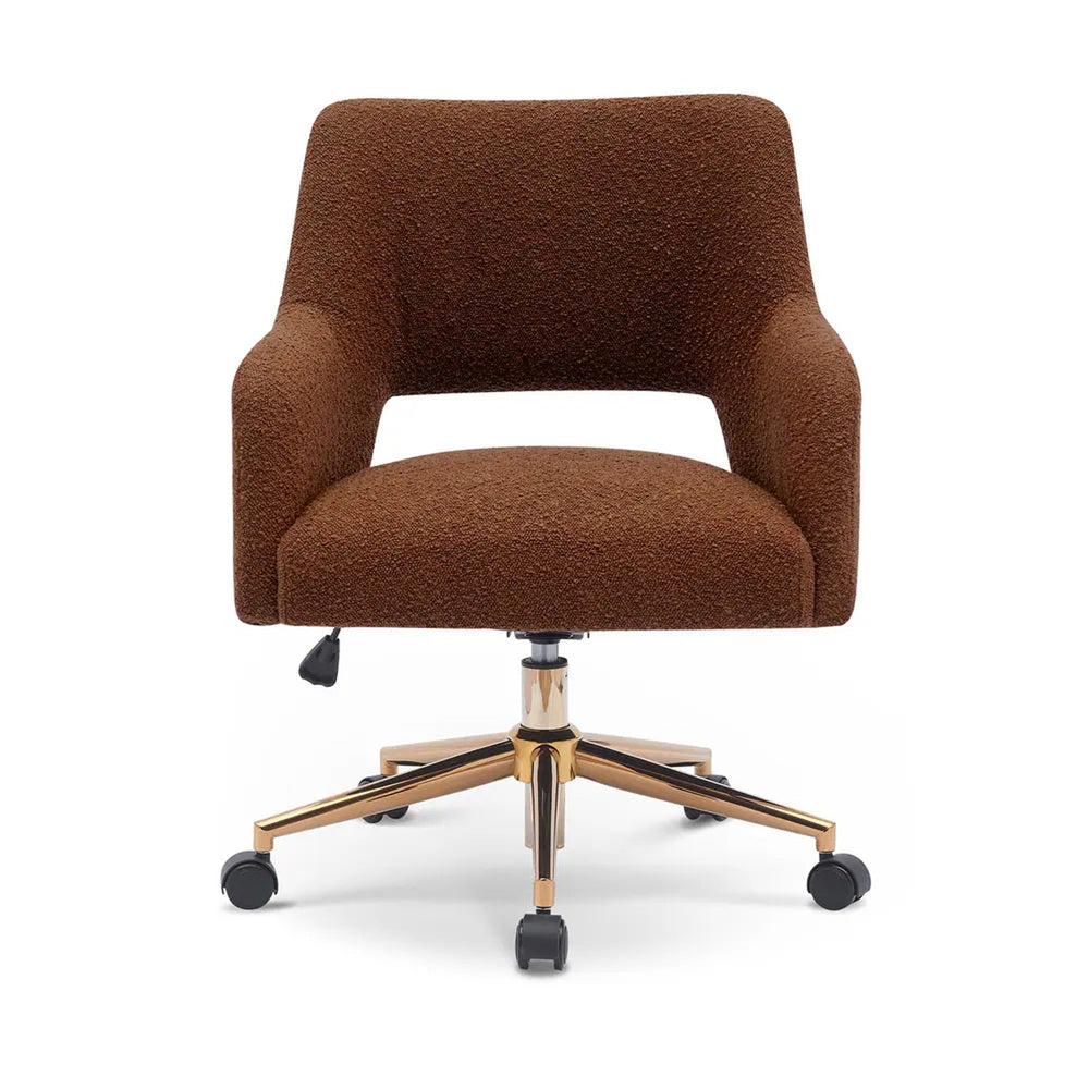 Lotsee Task Chair Brown | Mesh Office Chair Brown