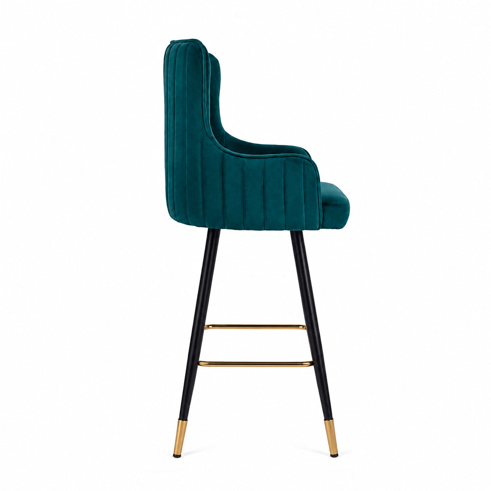Doe Buck Nolen Barstool|Teal