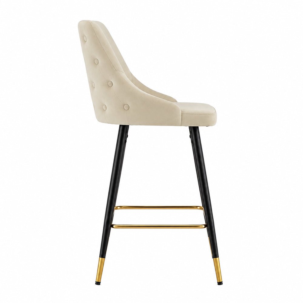 Doe Buck Davan Barstool|Beige