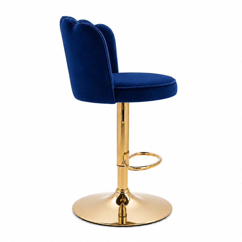 Doe Buck Avidan Bar Stool|Blue