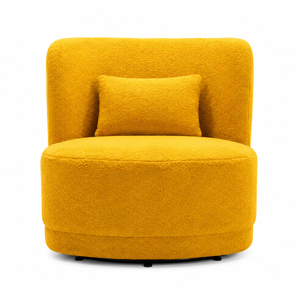 Doe Buck Schillar Lounge Chair|Yellow