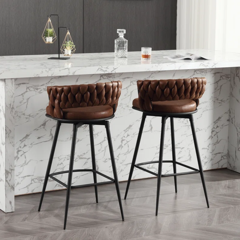 Presley Bar Stool - Brown