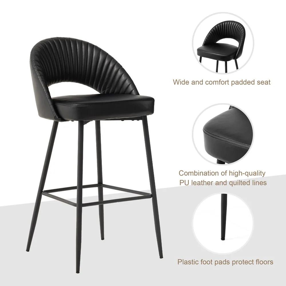 Elmore Bar Stool - Black