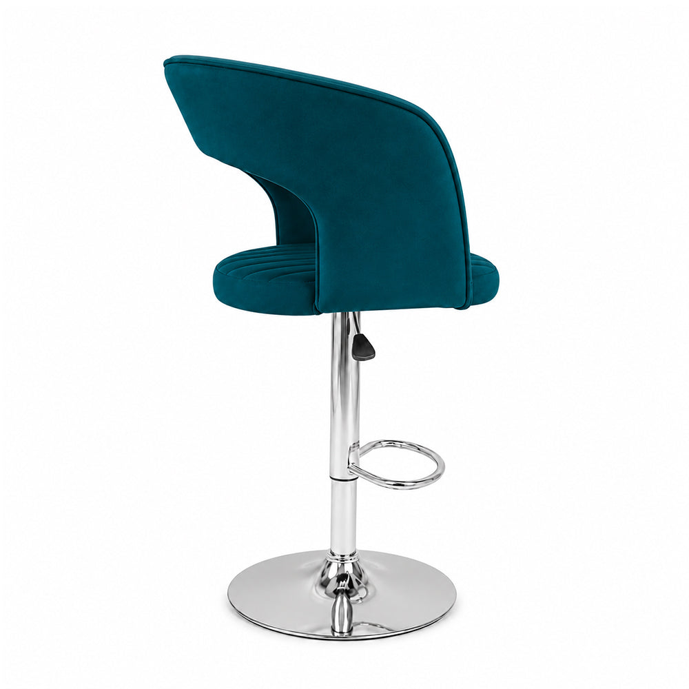 Doe Buck Dee Swiel Bar Stool|Teal