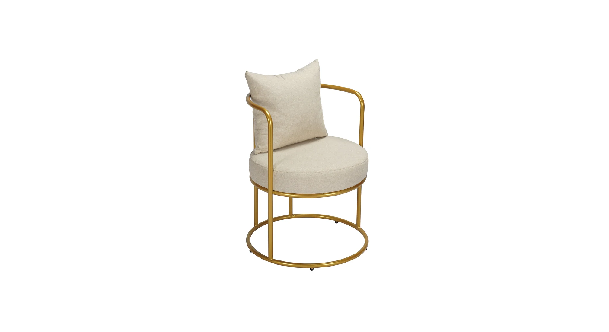 Allex Chair Beige | Minimalist Side Chair Warm Beige