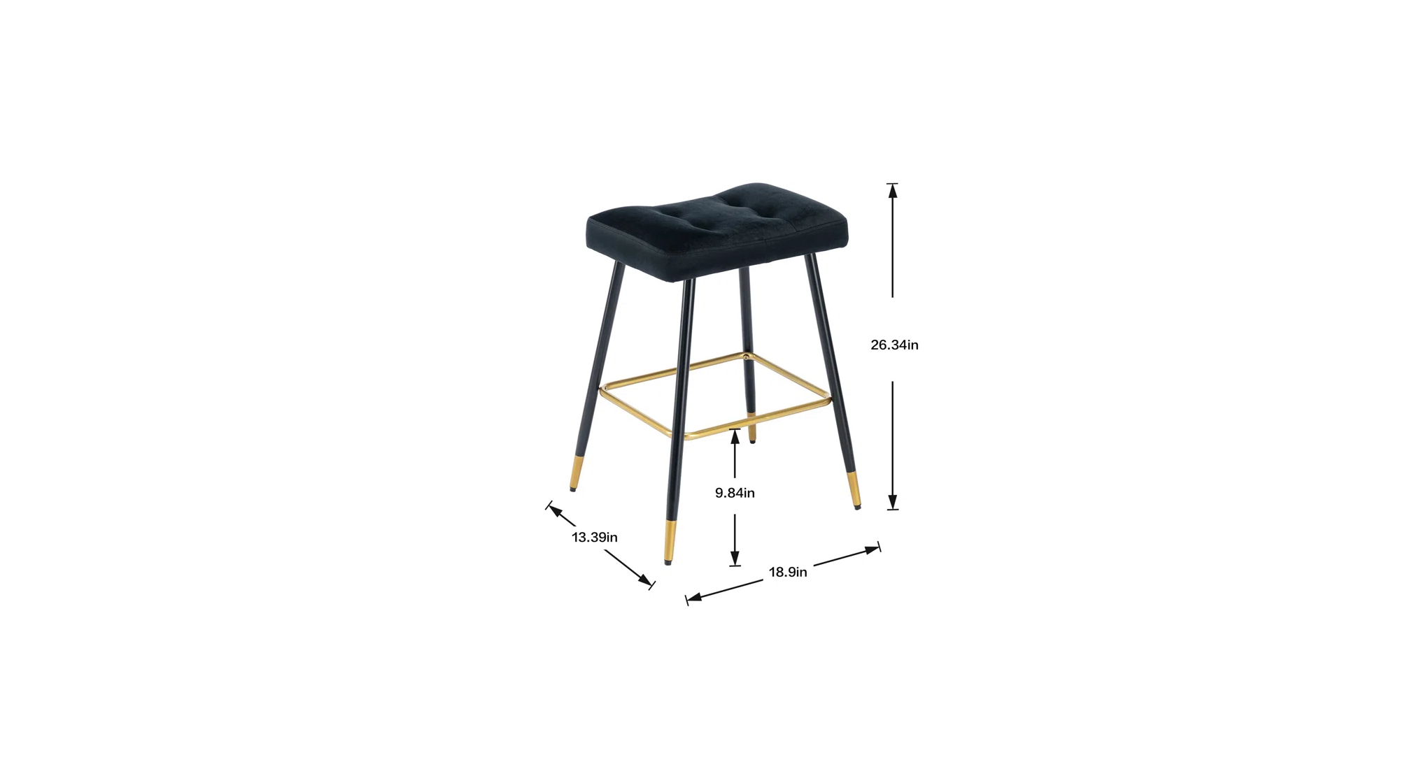 Julio Counter Stool - Green