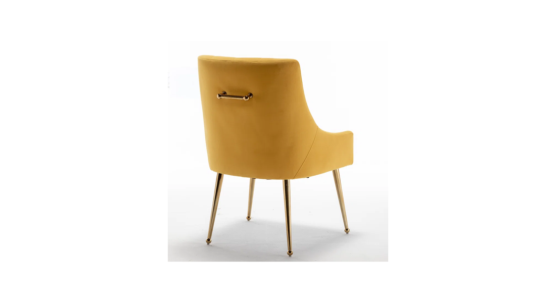 Asul Accent Chair Yellow | Designer Accent Chair Mustard Yellow