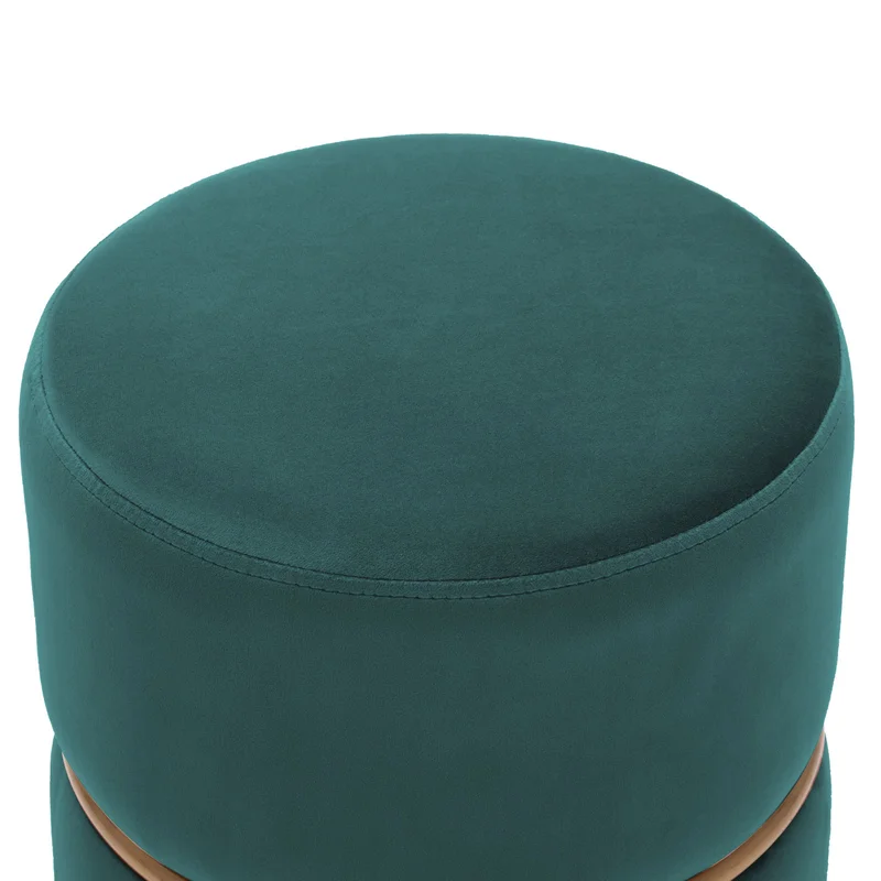 Gracy Ottoman In Teal