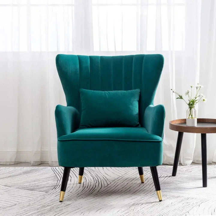 Azriela Accent Lounge Chair – Teal