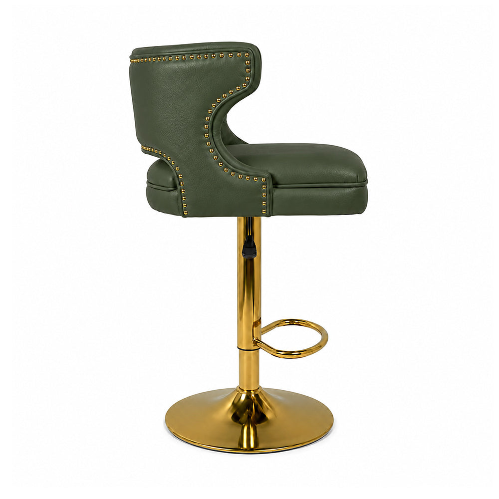 Doe Buck Verona Barstool|Green