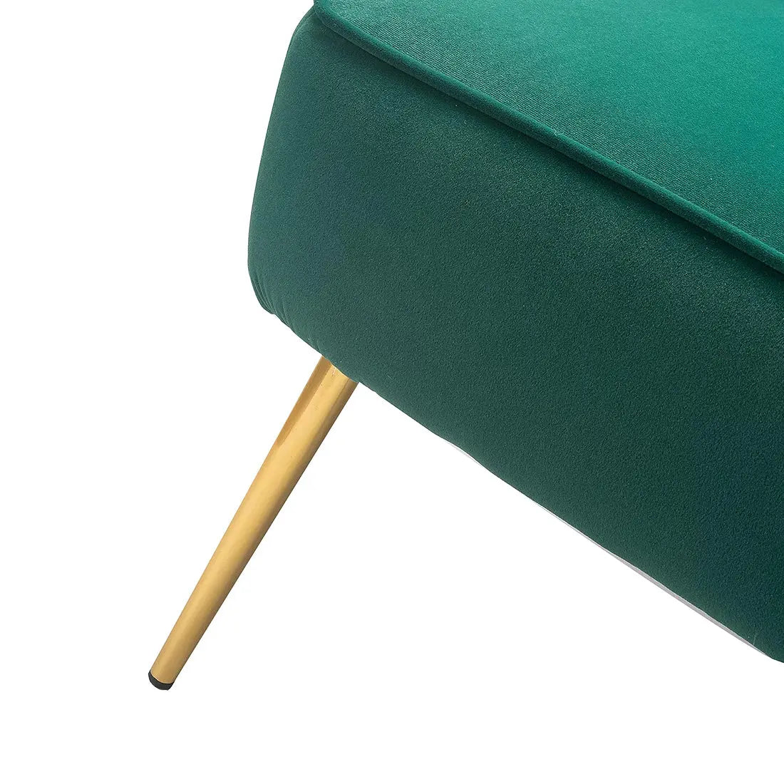 Luna Tufted Accent Chair – Sea Green