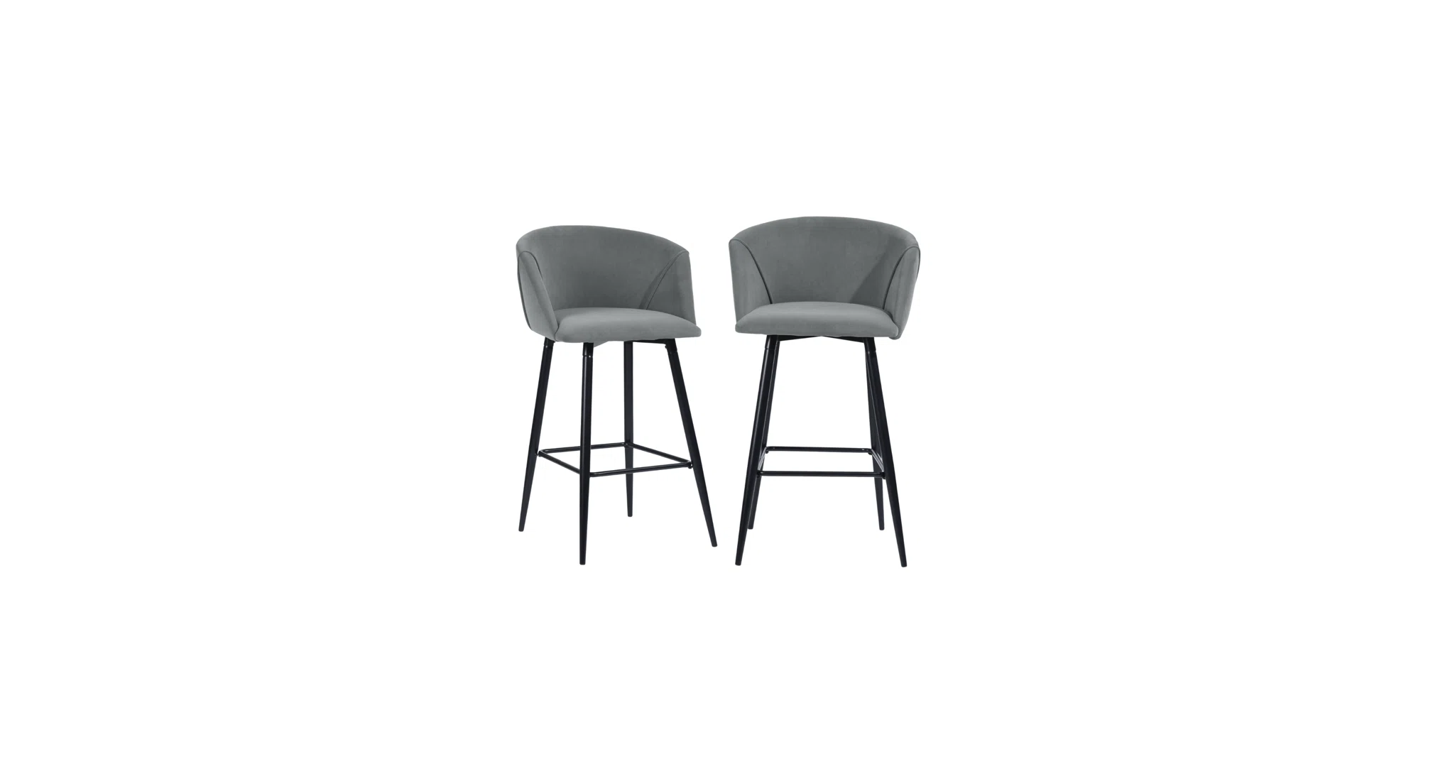 Clea Counter Stool - Grey
