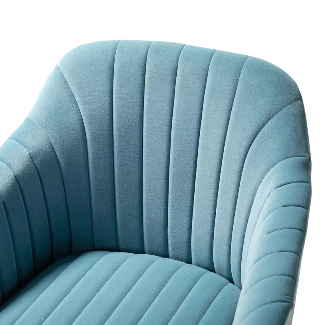 Louise Upholstered Task Chair – Sky Blue