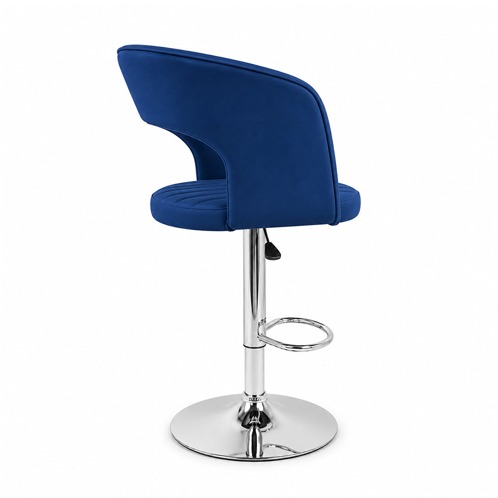Doe Buck Dee Swiel Bar Stool|Blue
