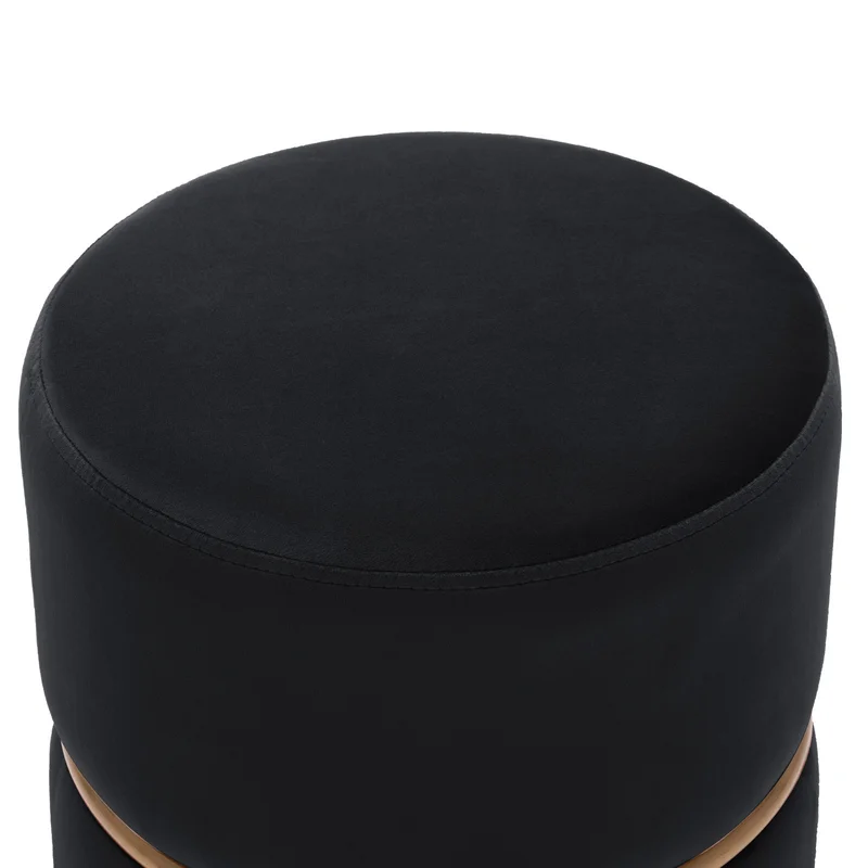 Gracy Ottoman In Black