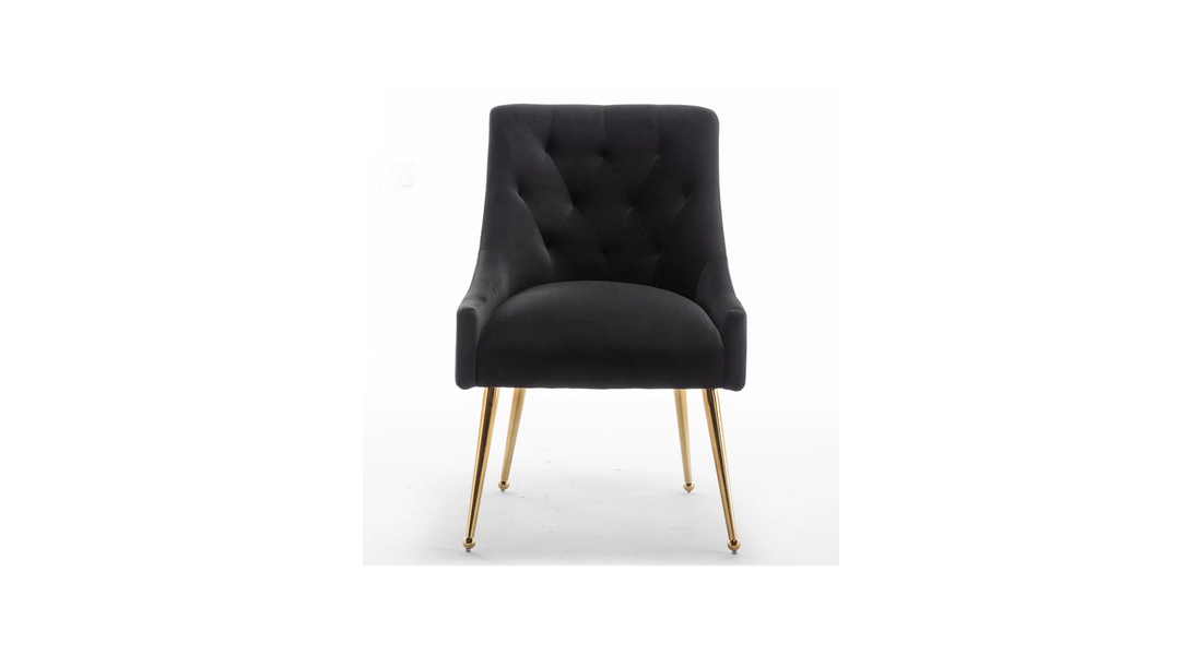 Asul Accent Chair Black | Designer Accent Chair Matte Black