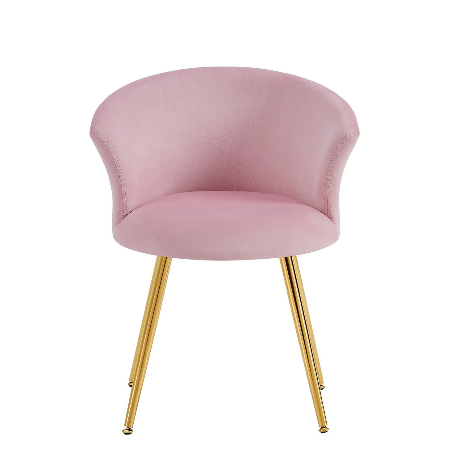 Marwood Accent Chair Pink | Modern Wooden Accent Chair Blush Pink
