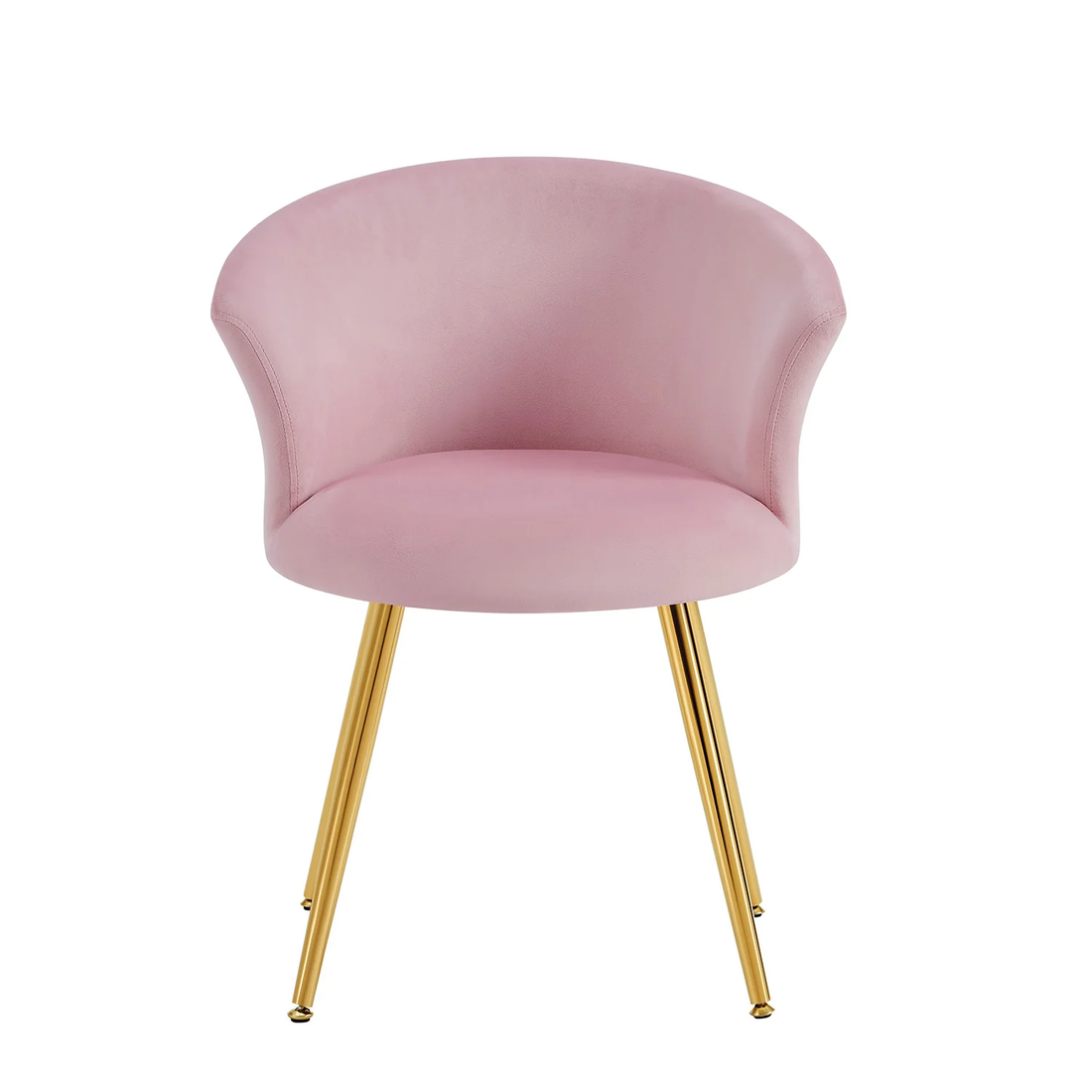 Marwood Accent Chair Pink | Modern Wooden Accent Chair Blush Pink