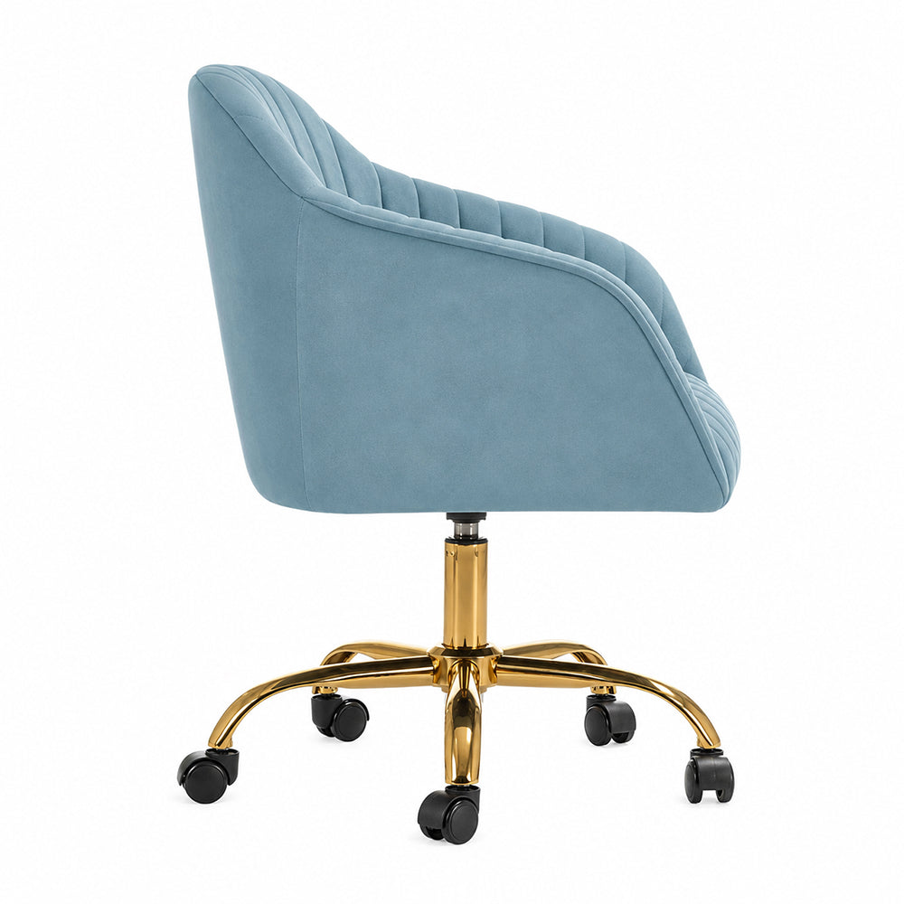 Louise Office Chair| Sky Blue