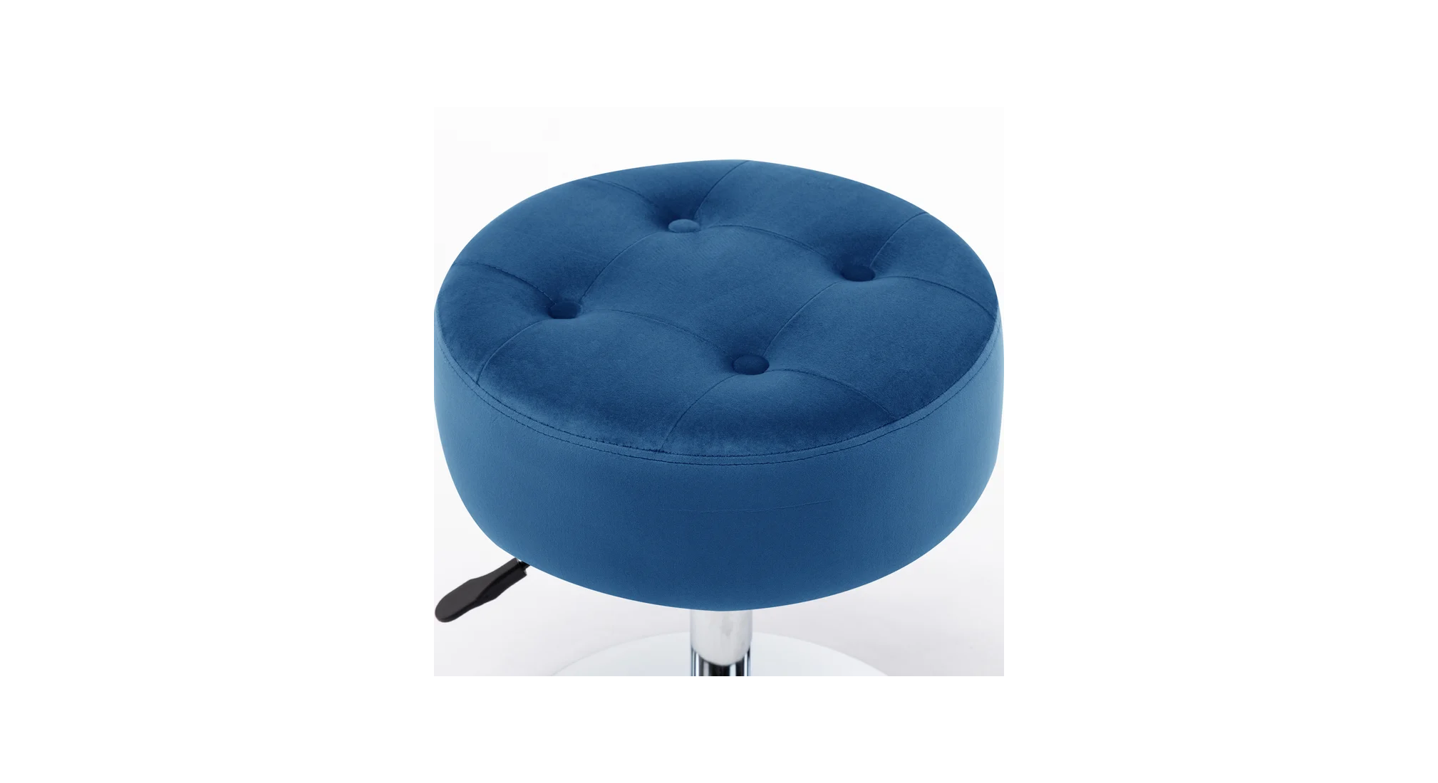 Deria Vanity Stool - Blue