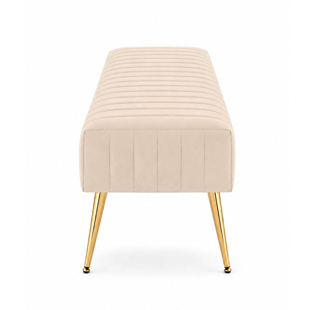 Doe Buck rule bench|Beige