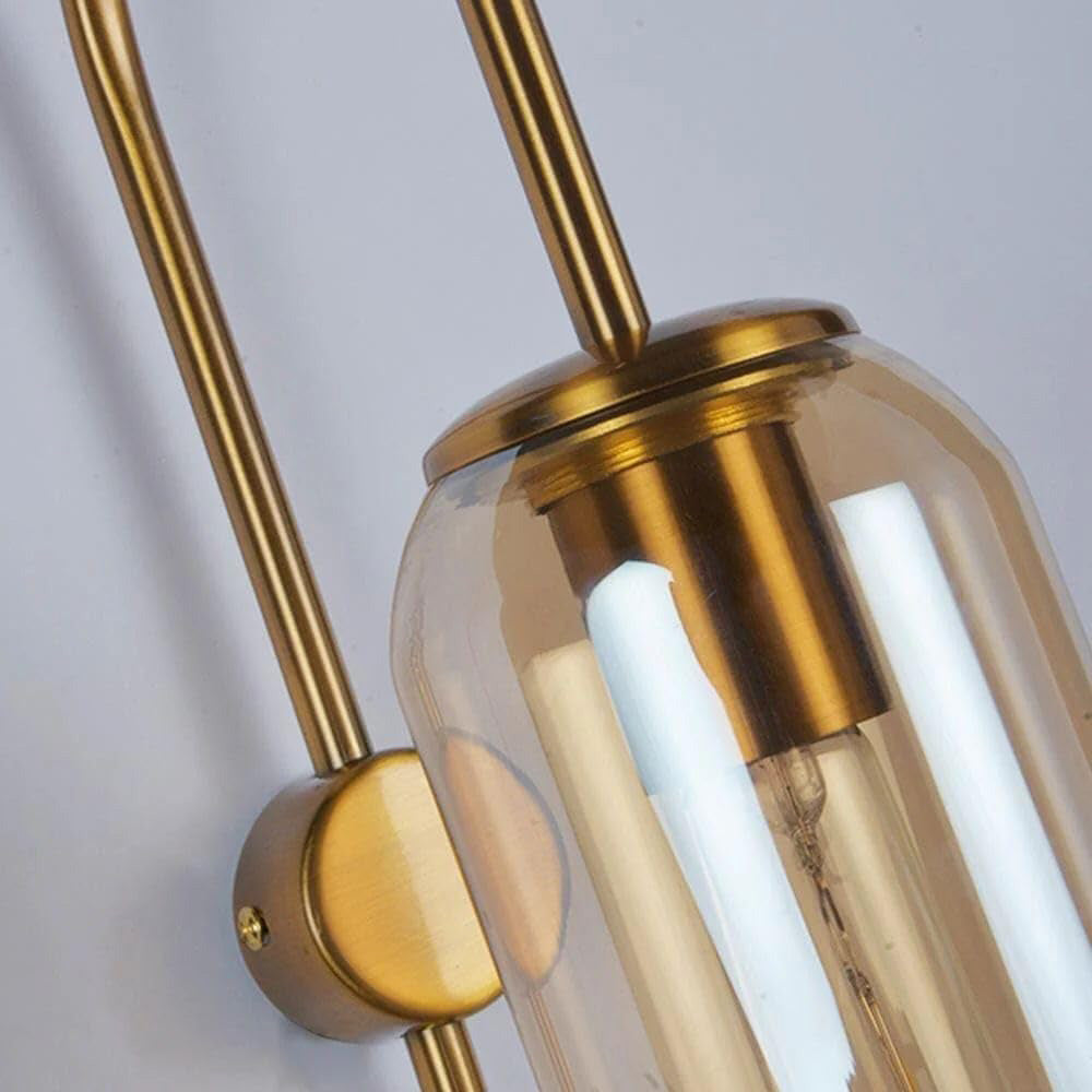 Modern Industrial Vertical Tube Wall Sconce