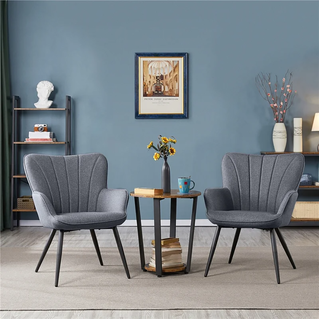 Artel Accent Chair Grey | Compact Lounge Chair Pebble Grey