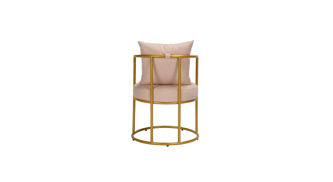Allex Chair Pink | Minimalist Side Chair Blush Pink