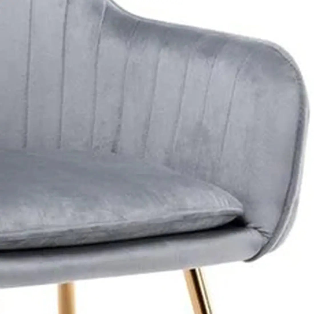 Nova Plush Accent Chair – Grey