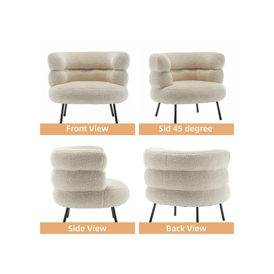 Clive Accent Chair - Beige
