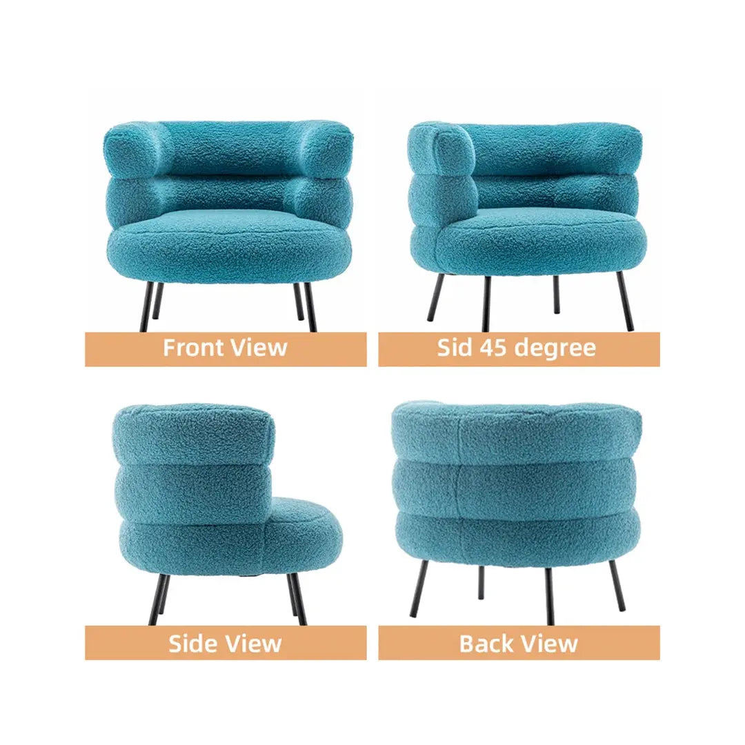 Clive Accent Chair - Sky Blue