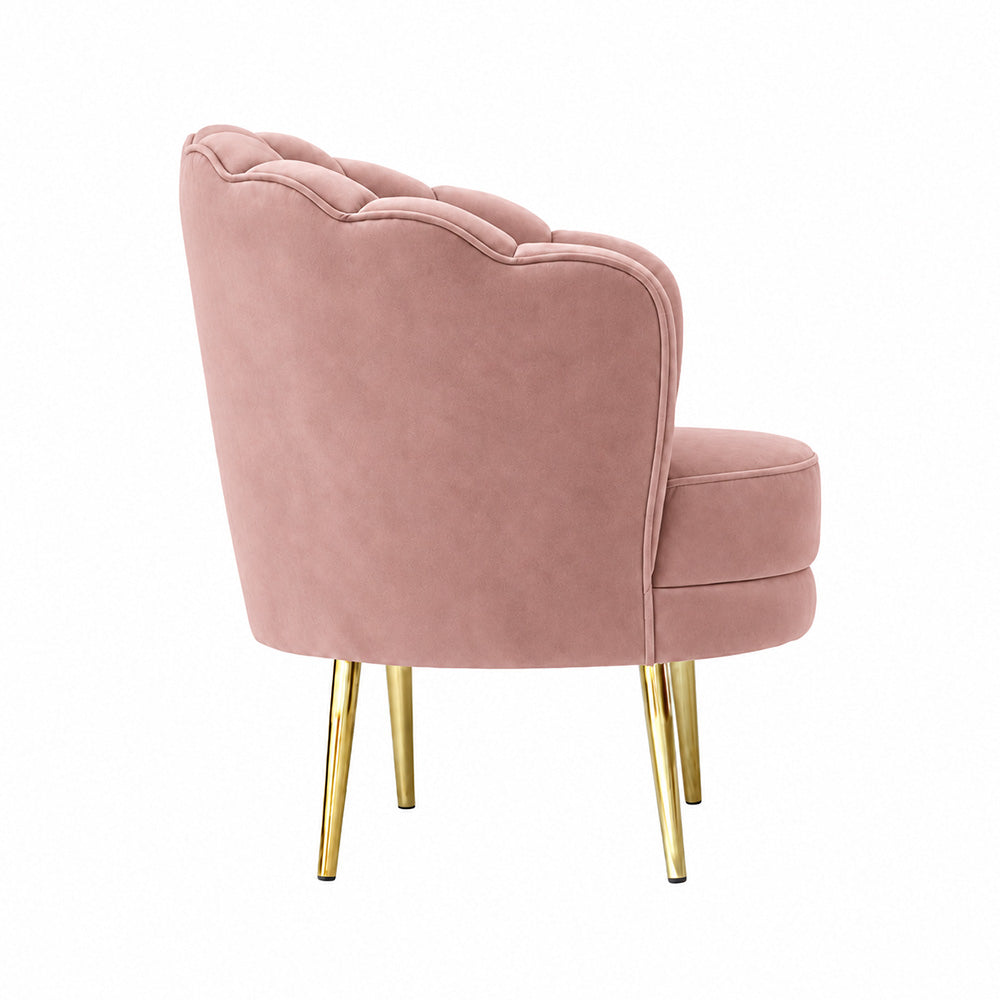Shell Motif Accent Chair