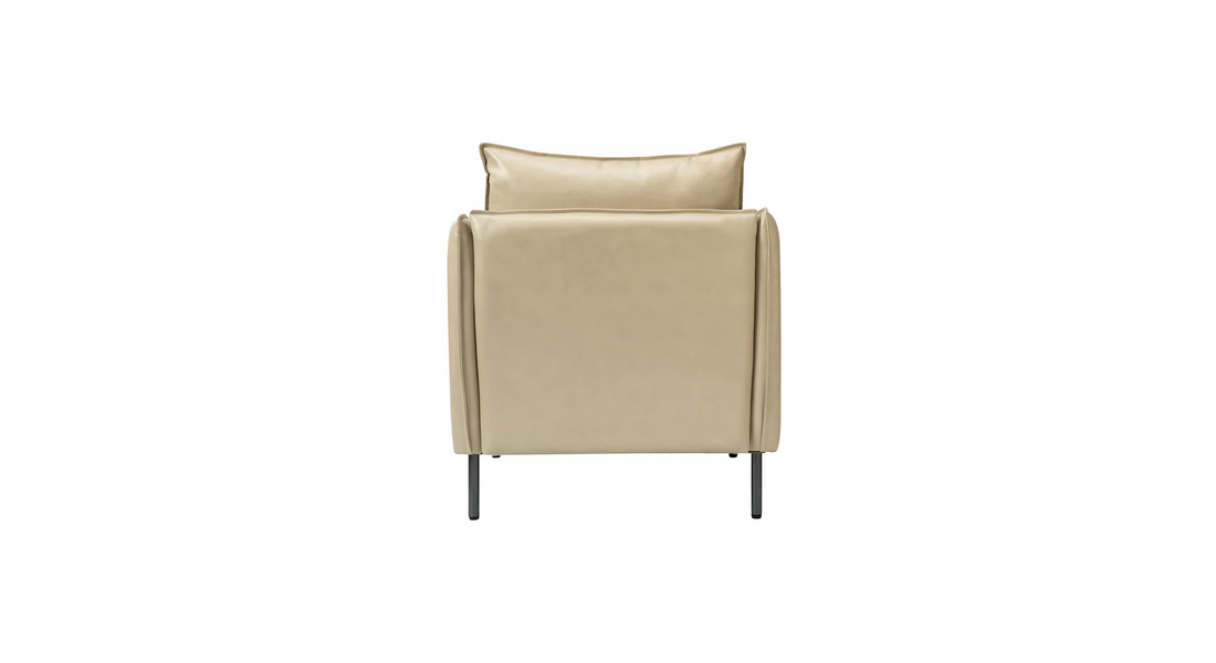 Lucas Accent Chair Beige | Mid Century Accent Chair Light Beige