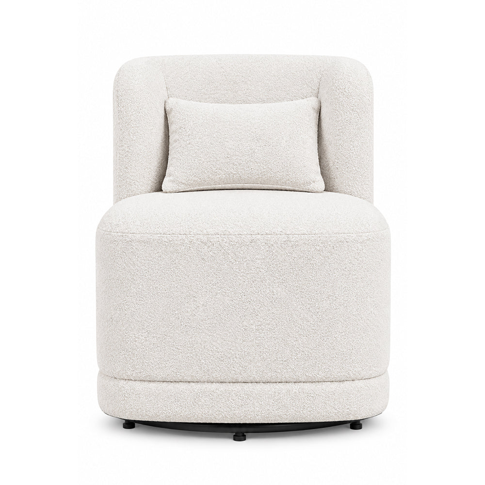 Doe Buck Schillar Lounge Chair | White