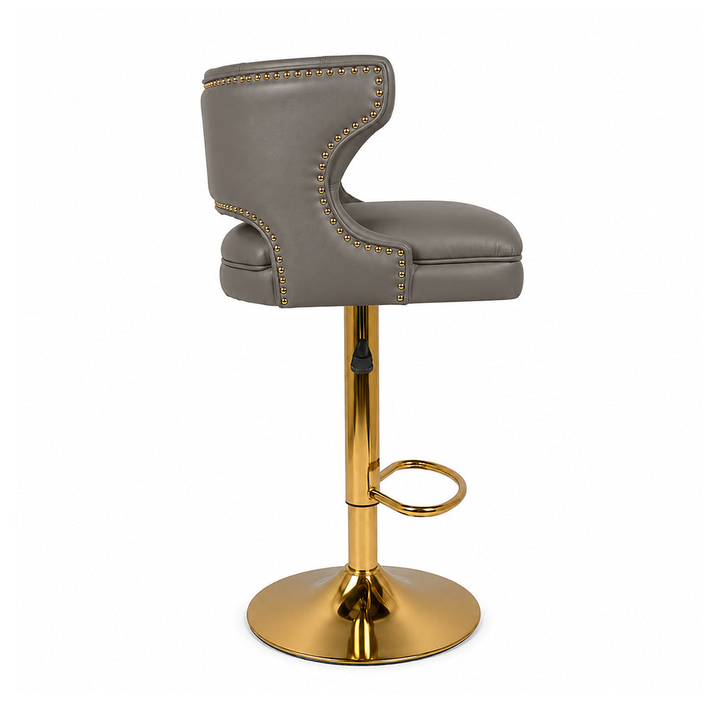 Doe Buck Verona Barstool|Grey