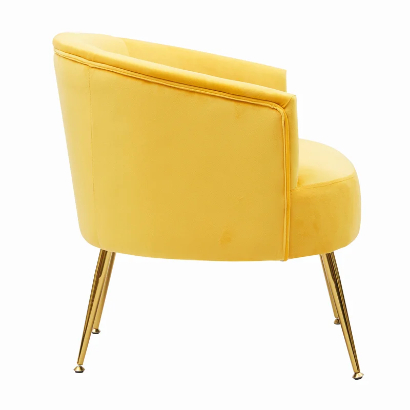 Jiba Accent Chair Pink | Plush Lounge Accent Chair Soft Pink
