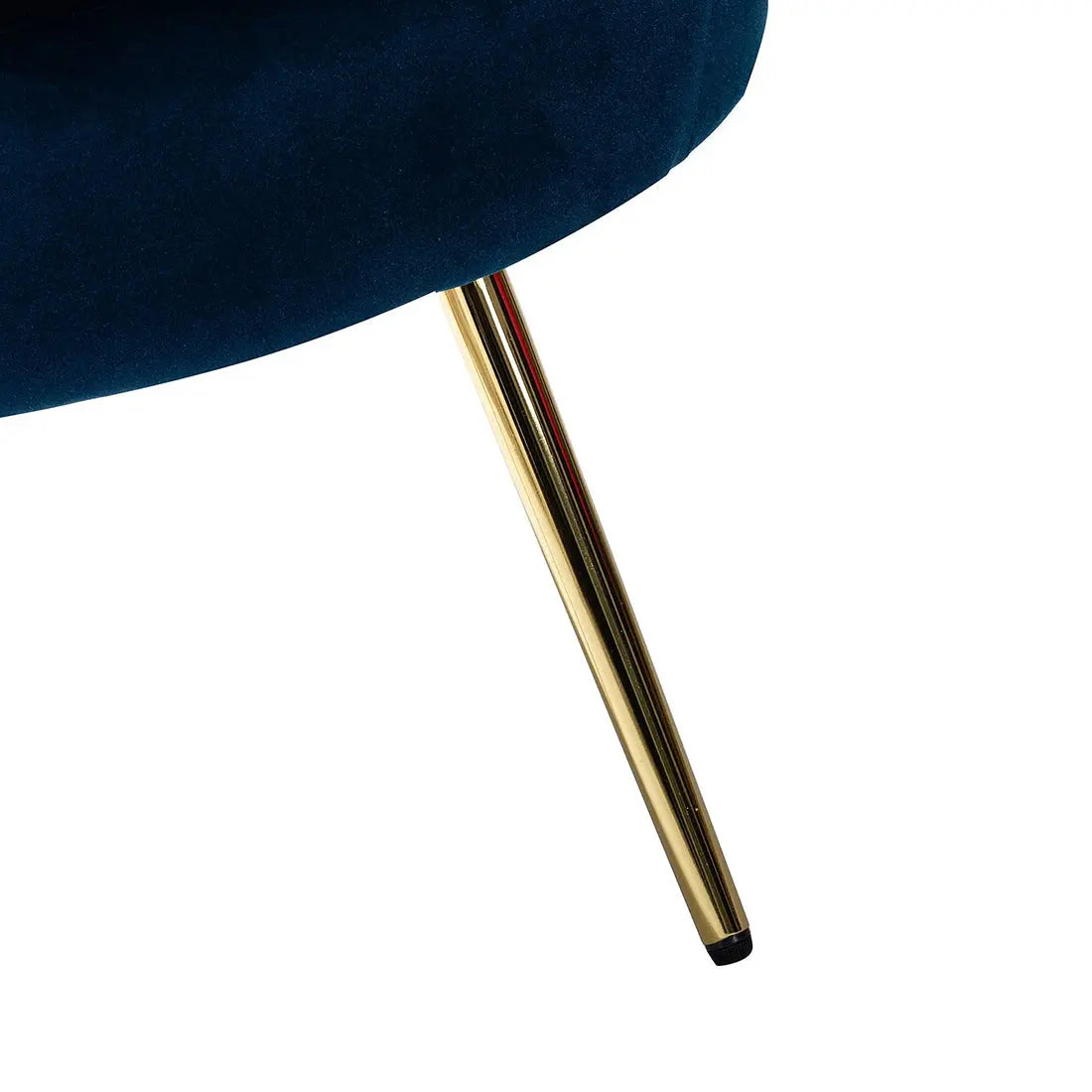 Shell Motif Accent Chair – Blue
