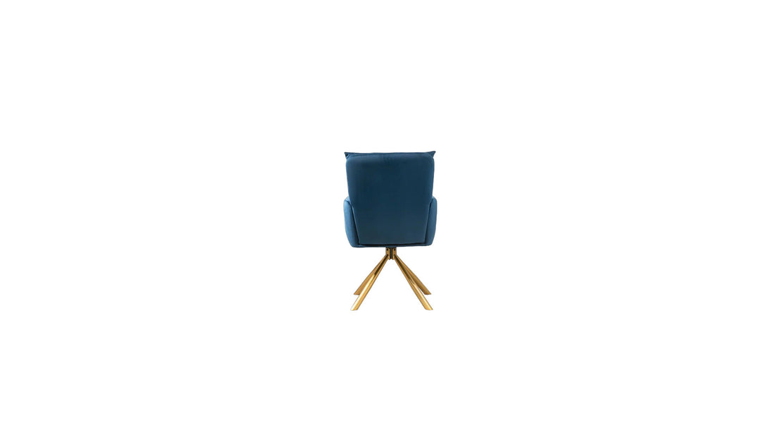 Gerlec Swivel Chair Blue | Modern Swivel Lounge Chair Royal Blue