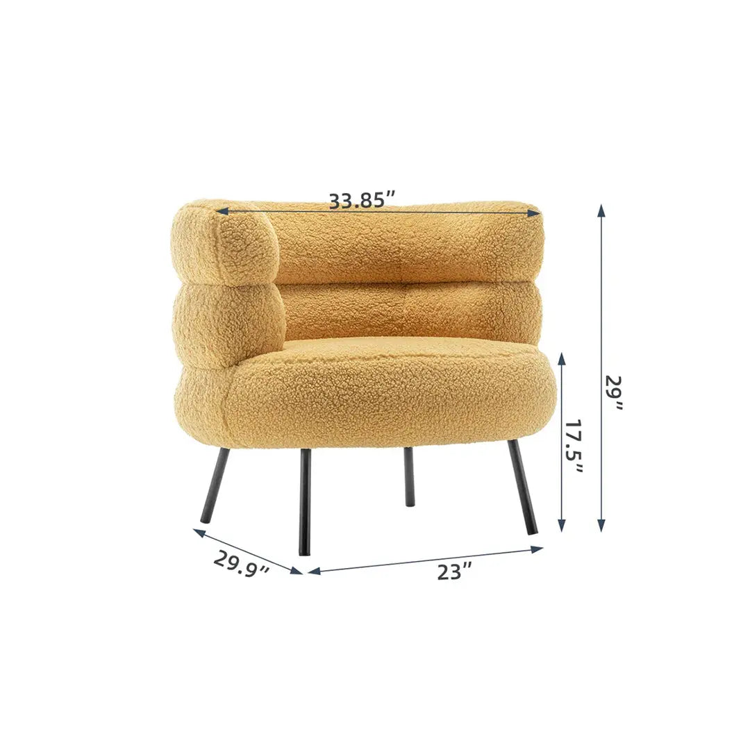Clive Accent Chair - Mustard