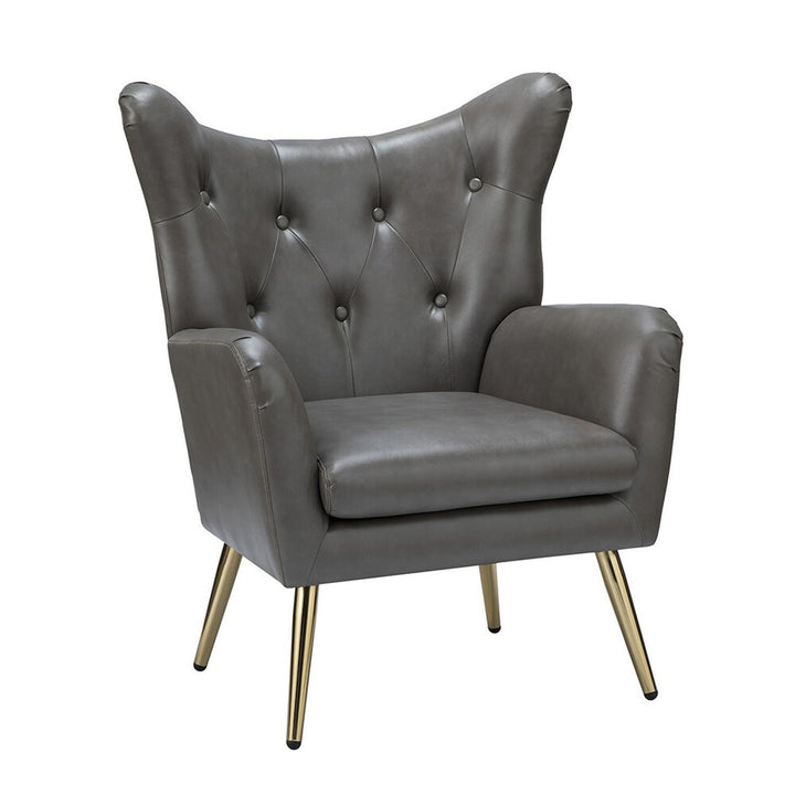 Hedley Accent Chair Grey | Classic Armchair Grey
