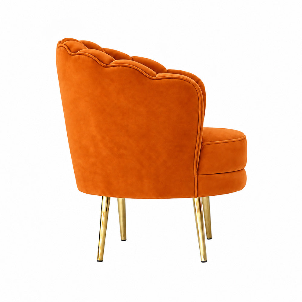 Shell Motif Accent Chair