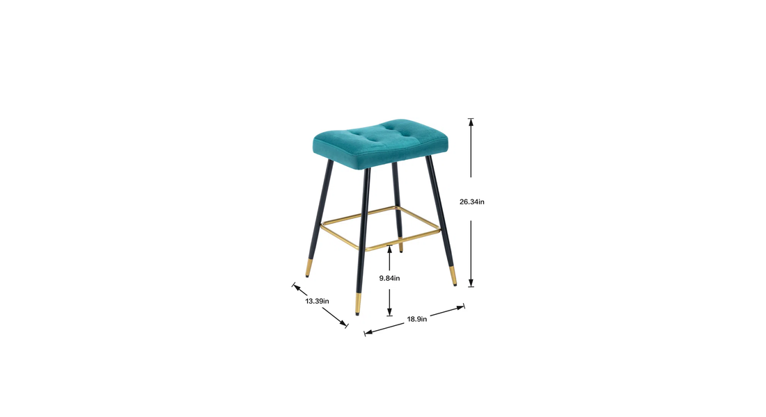 Julio Counter Stool - Teal