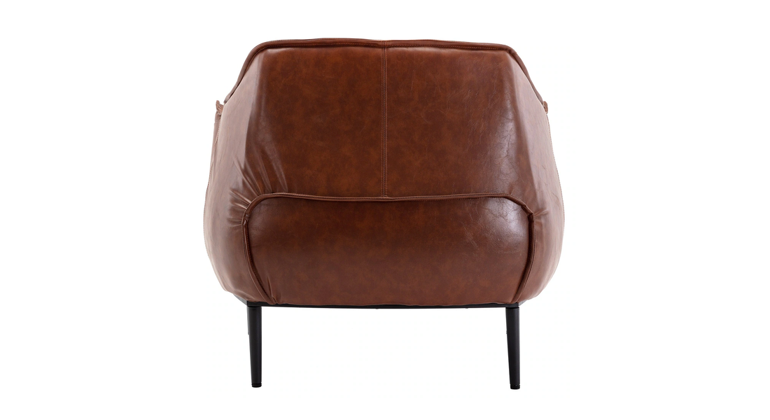 Almeda Accent Chair Tan | Modern Lounge Chair Tan Brown