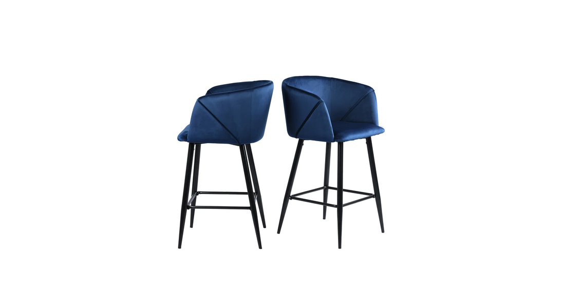 Clea Counter Stool - Blue