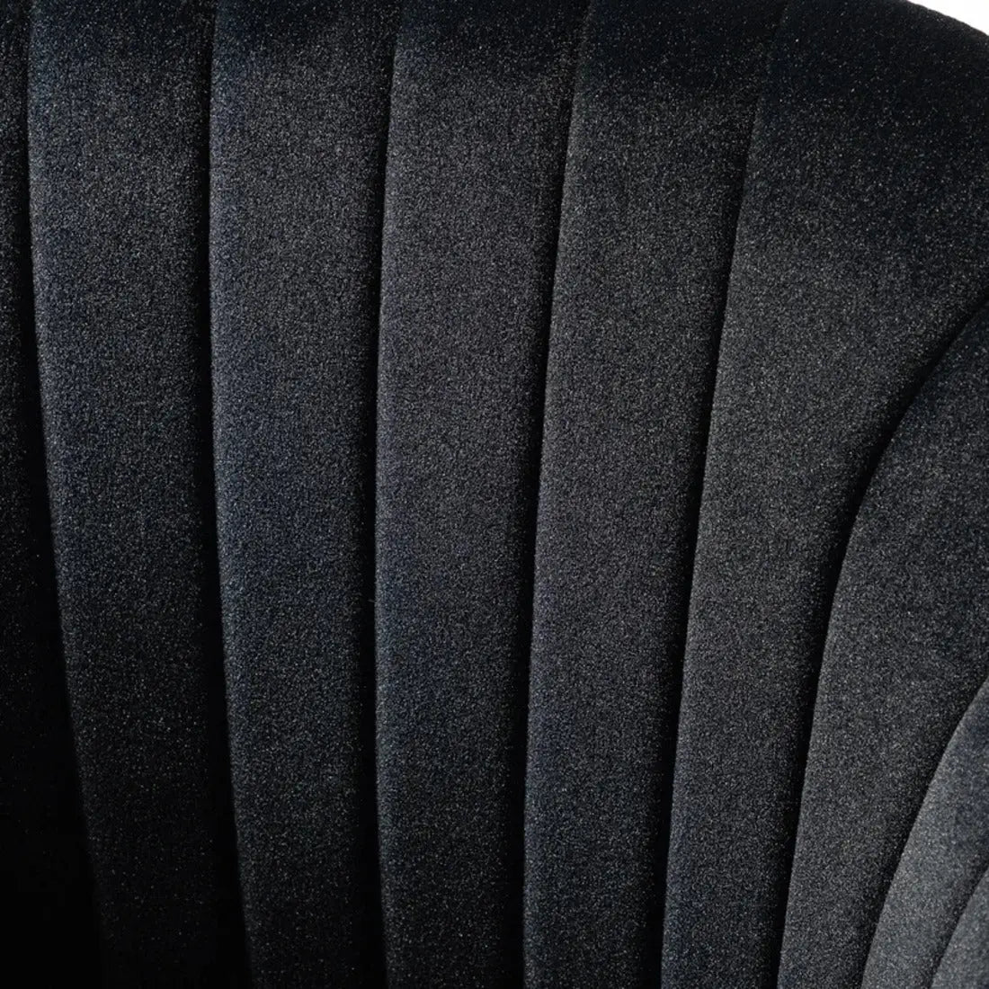 Louise Upholstered Task Chair – Black