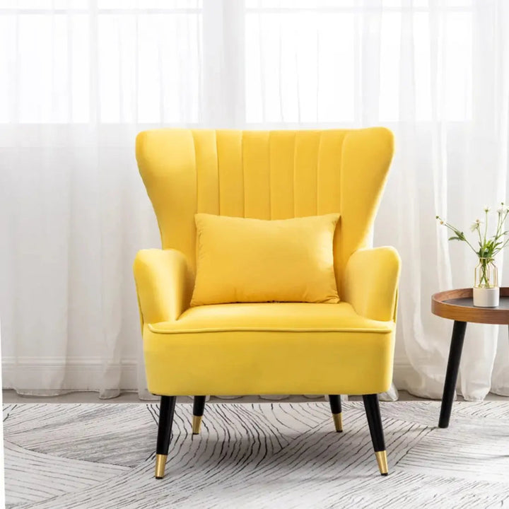 Azriela Accent Lounge Chair – Yellow