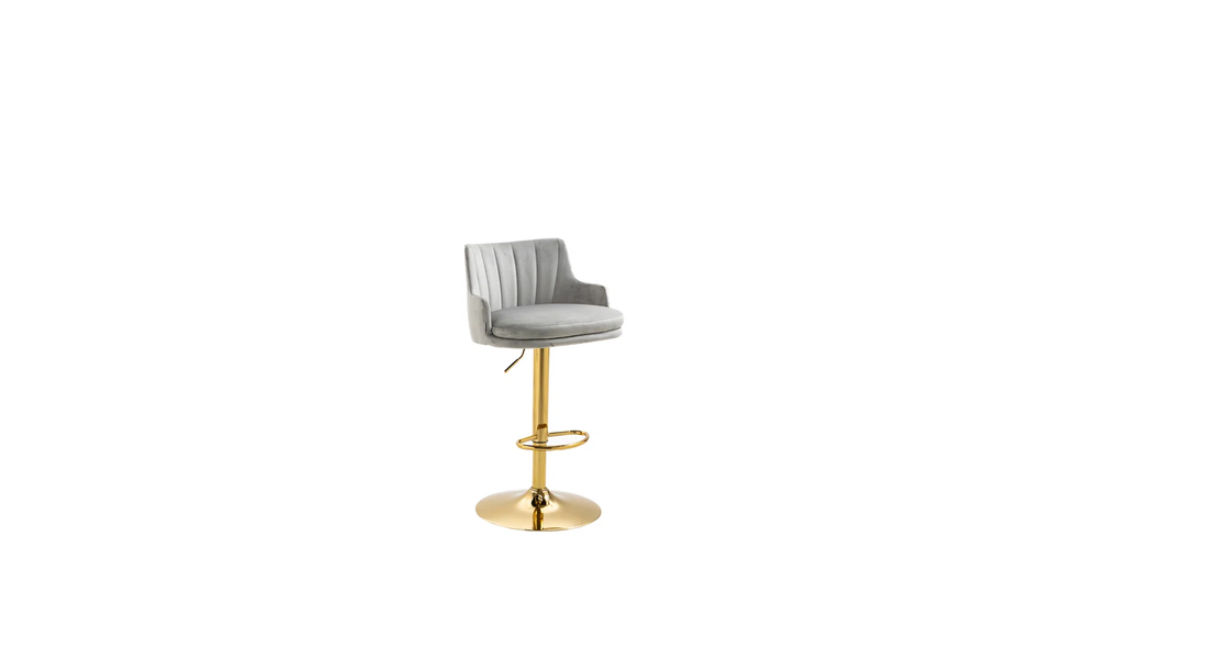 Oliver Bar Stool - Grey