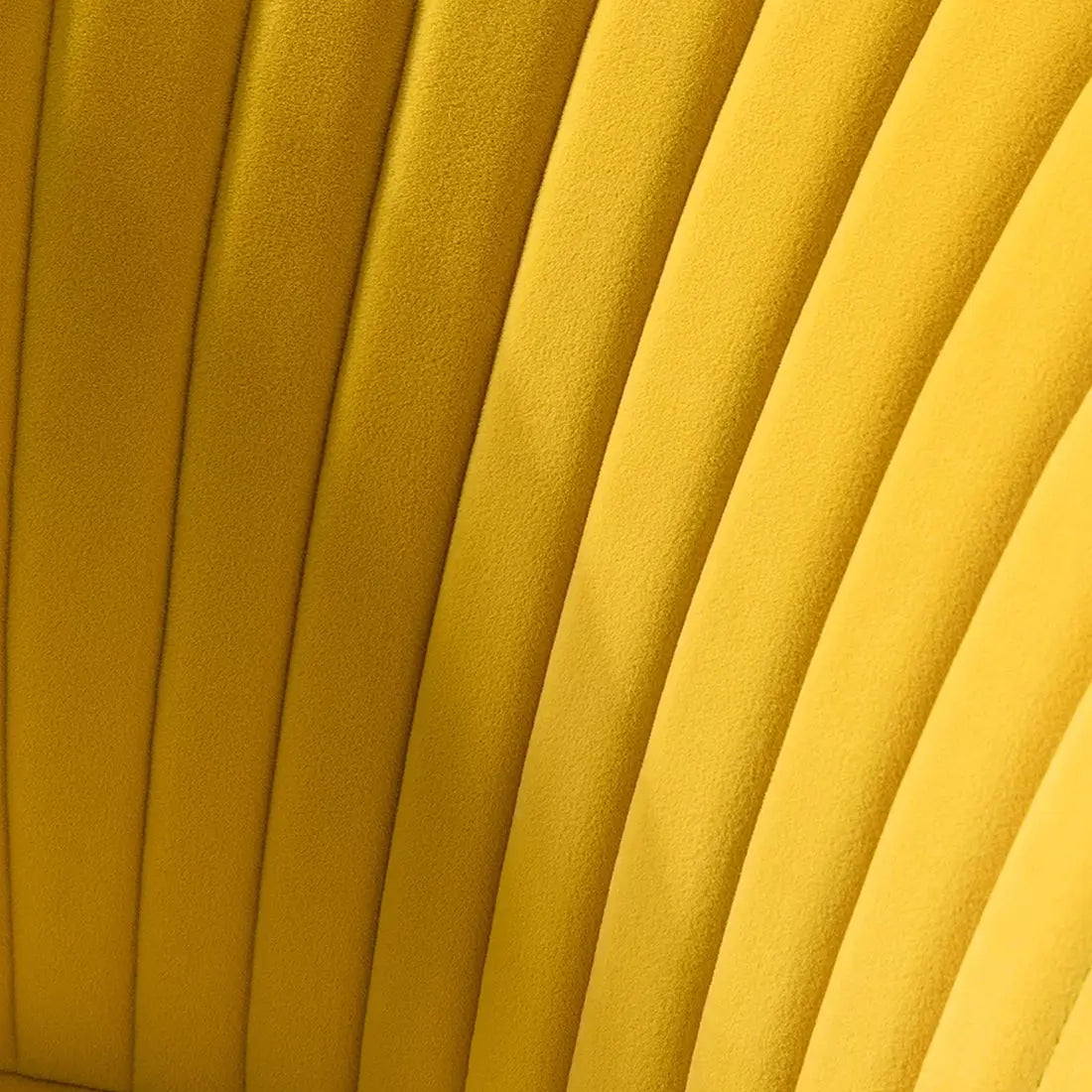 Luna Tufted Accent Chair – Yellow