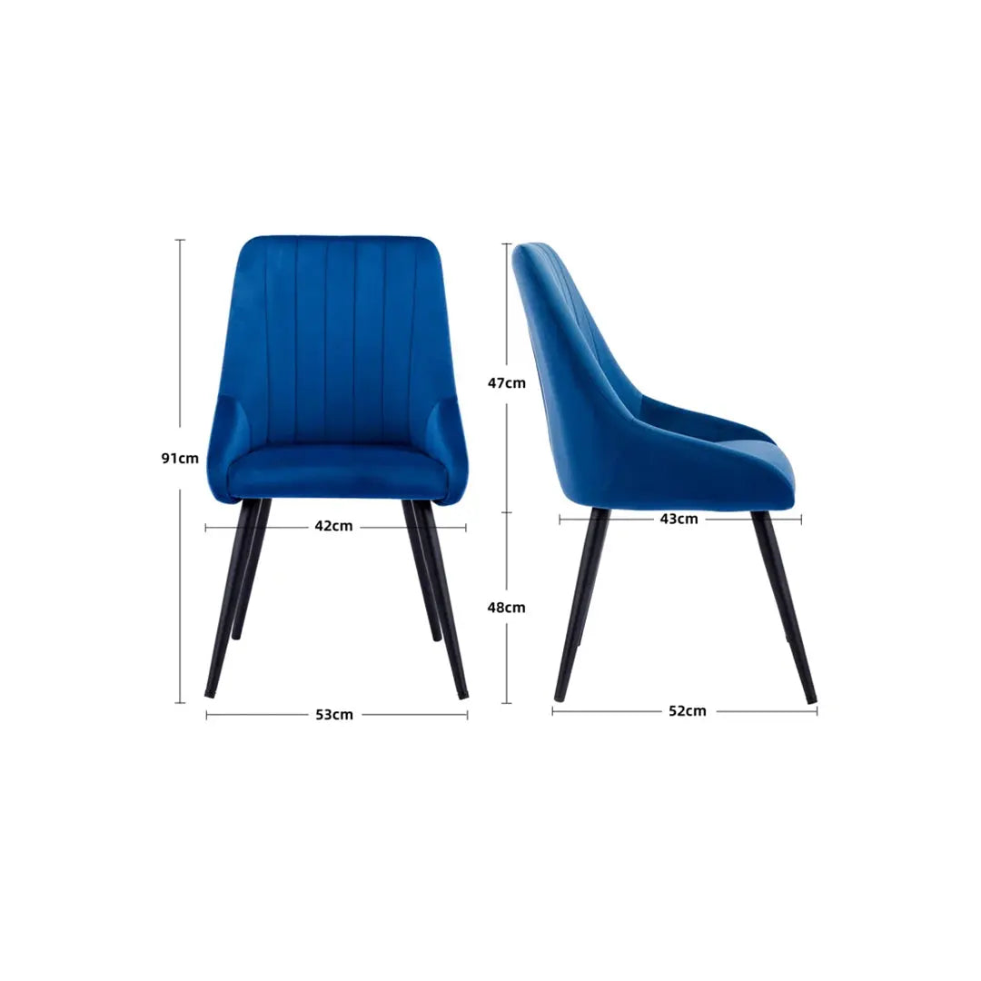 Nico Side Chair - Blue